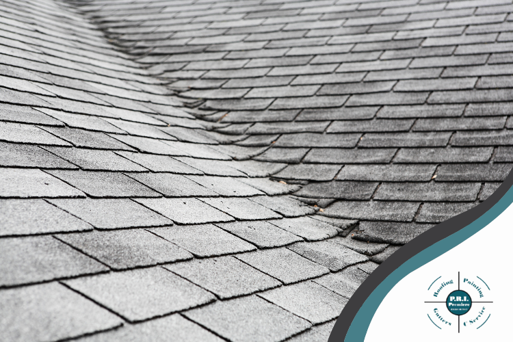 image of old roofing in Concord, CA that need a local roofing contractor to replace it