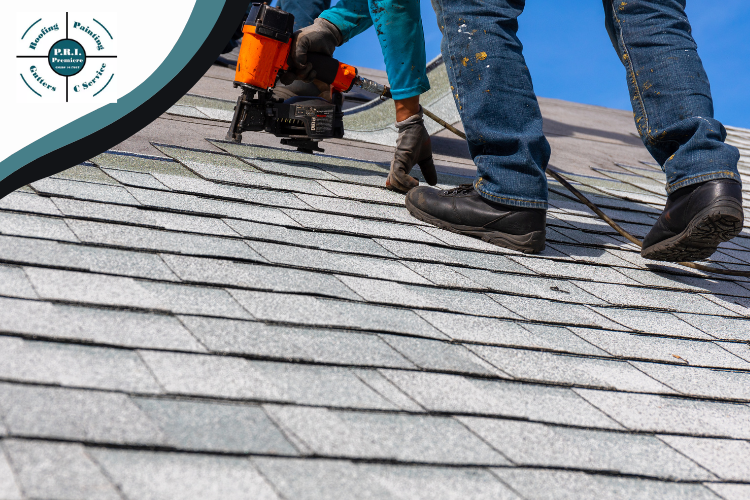 Concord roofing contractor installing asphalt shingles
